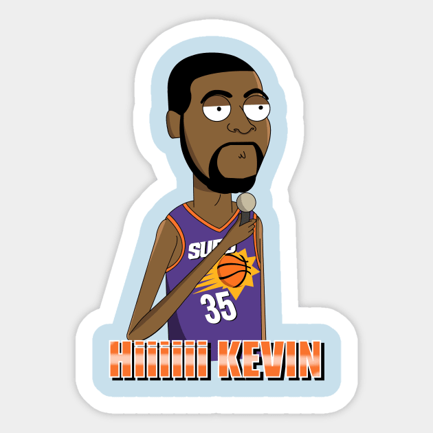 Kevin Durant Suns Sticker by Valley Boys 